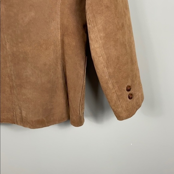 Vintage Suede Leather Blazer size 12(m/l) - Picture 12 of 16